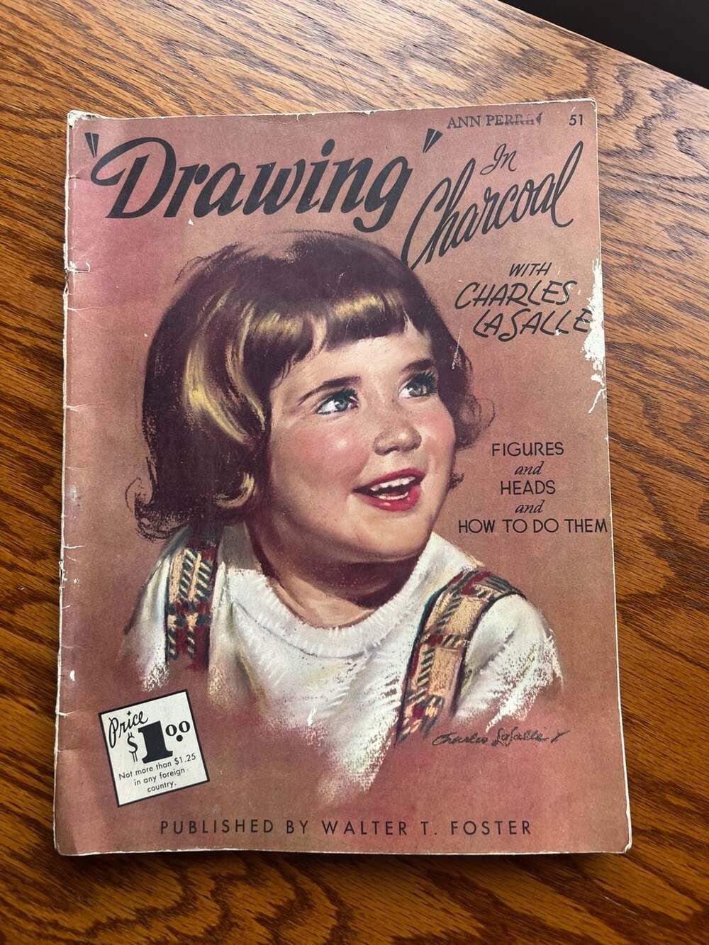 Drawing in Charcoal Charles LaSalle Walter T. Foster Art Instruction Book No. 51
